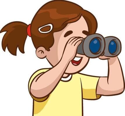 happy-and-curious-little-boy-kid-looking-through-binoculars-flat-style-illustration-isolated-on-white-background-vector